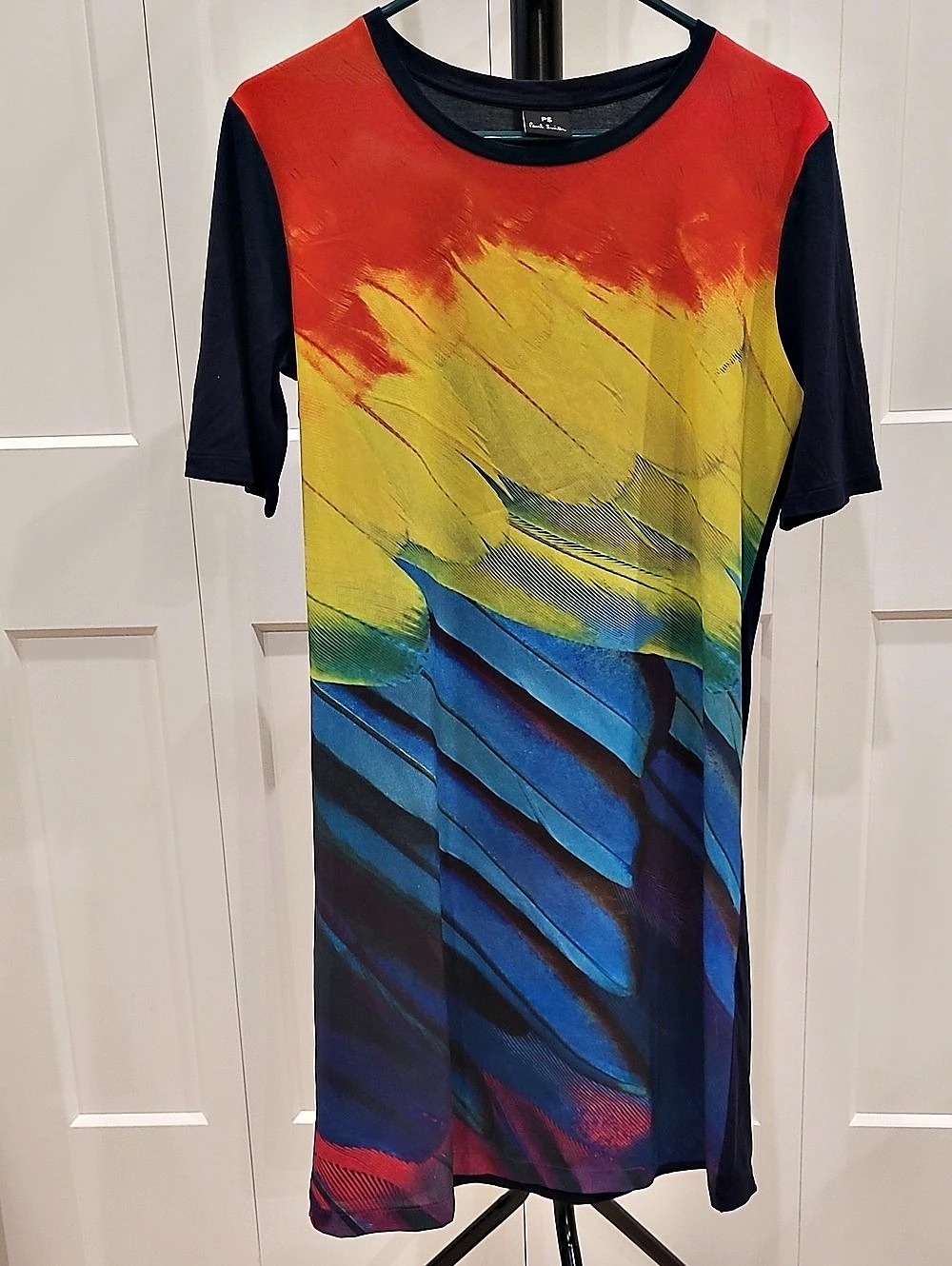 Paul Smith Rainbow Feather Print Dress